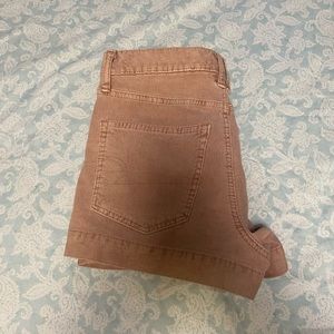 Pink high waisted American eagle corduroy shorts